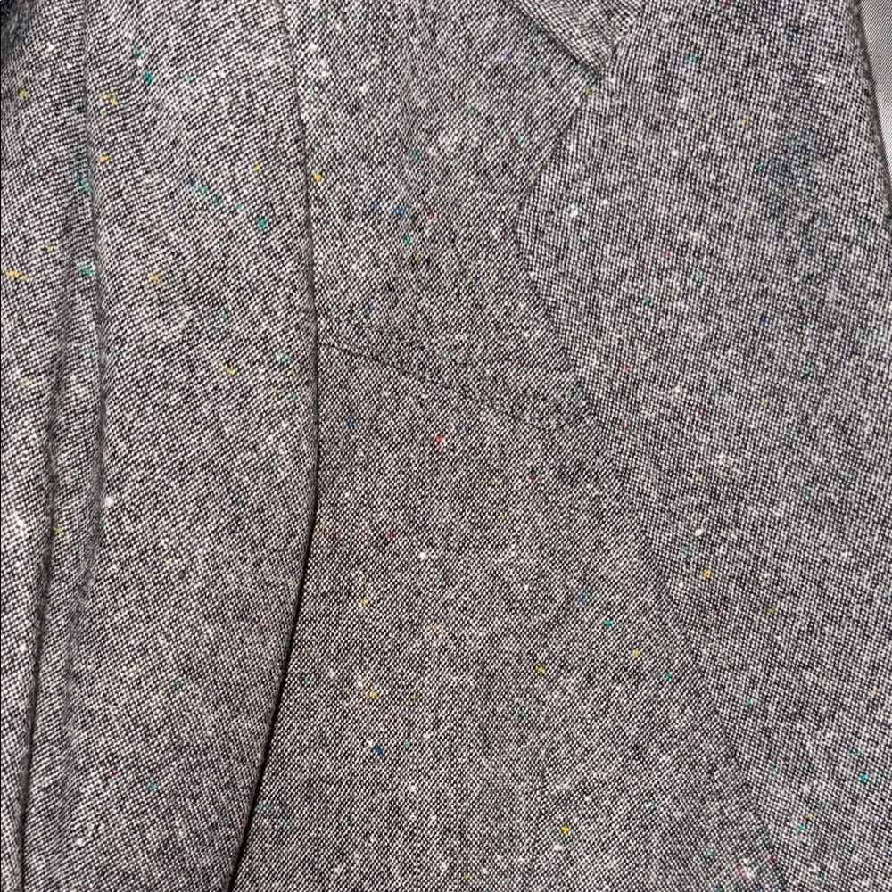 Vintage Pendleton Donegal Tweed Colorful Flexk Charcoal Wool 42L